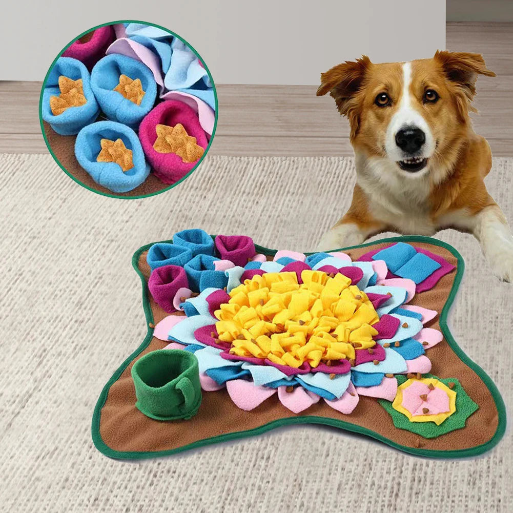 Dog Snuffle Mat  Slow Feeding Bowl Food Dispenser Carpet interesting Dog Toys