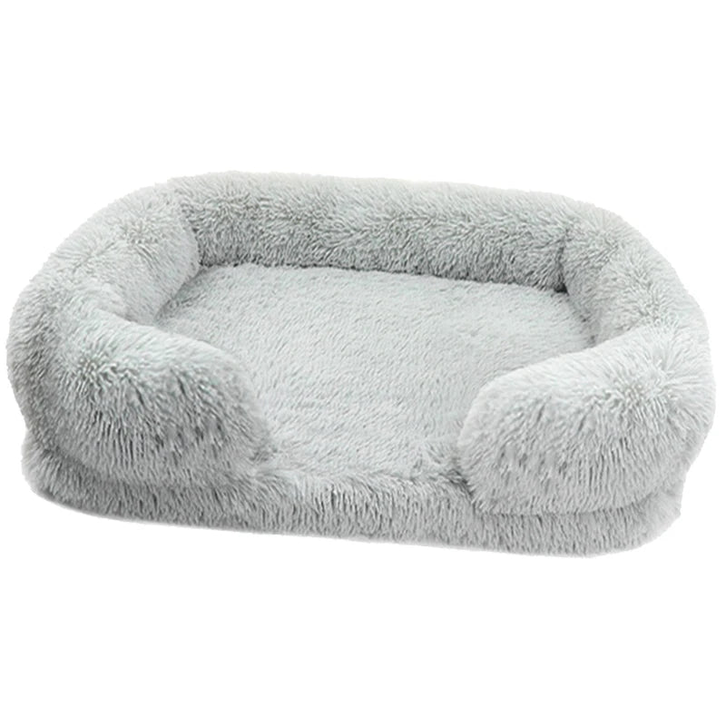 Thick orthopedic dog bed for large dogs - egg sponge, easy to remove and wash, plush cover, durable
