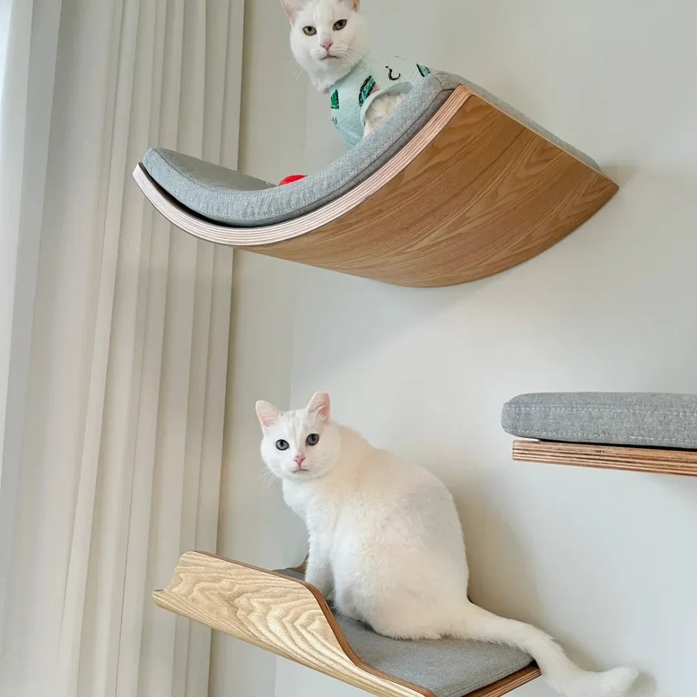 Wall Mounted Shelf Bed with Soft Cushion