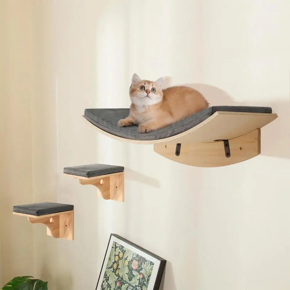 Wall Mounted Shelf Bed with Soft Cushion