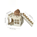 Castle and Hiding Place for Guinea Pig, Rabbit, Hedgehog