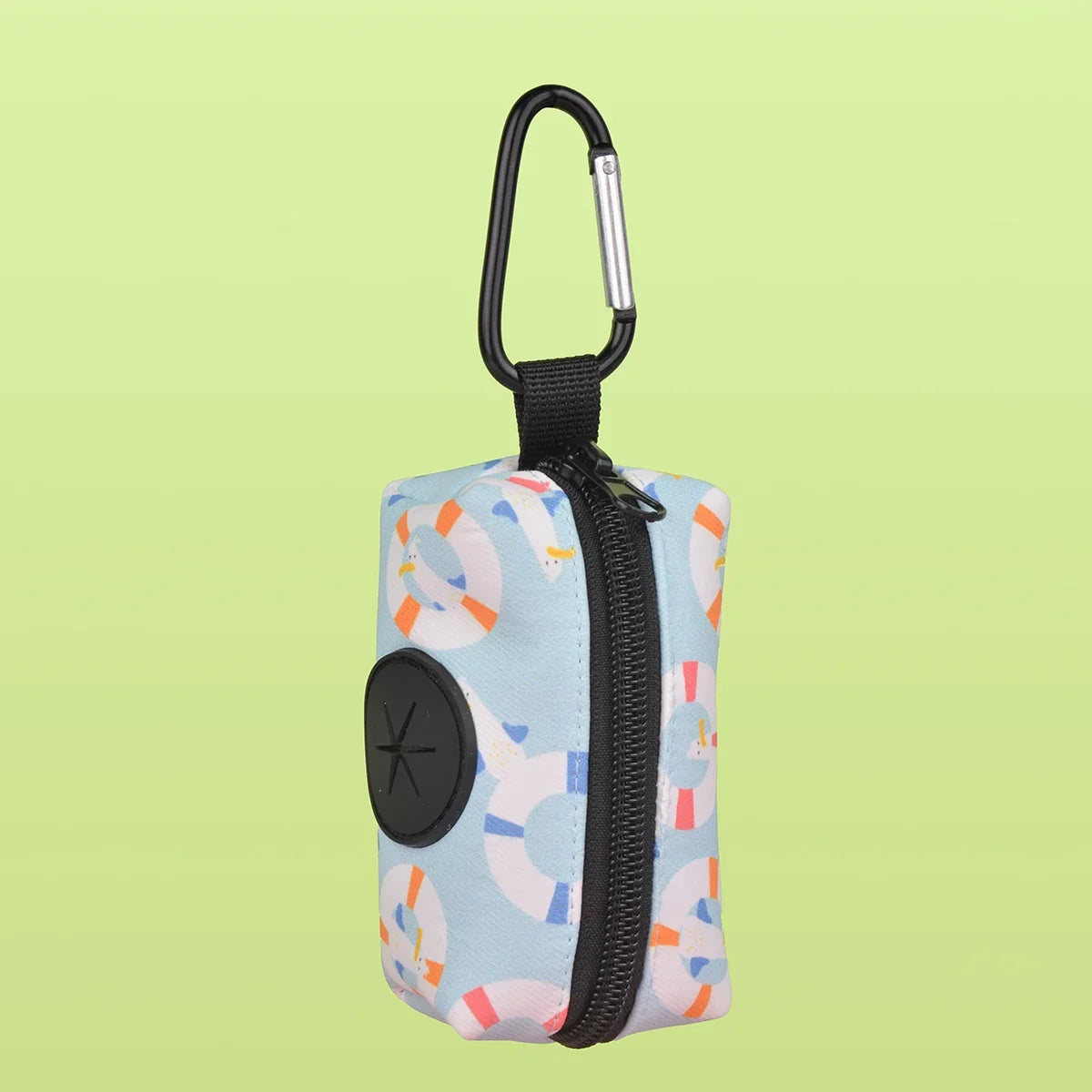 Colorful Design Dog Poop Bag Holder Dispenser with Dog Leash Attachment