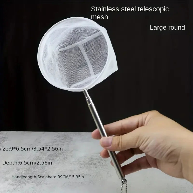 Stainless Steel Handle Square Round Aquarium Net
