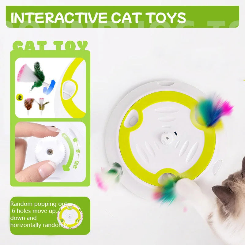 Interactive Whack-A-Mole Cat Toy