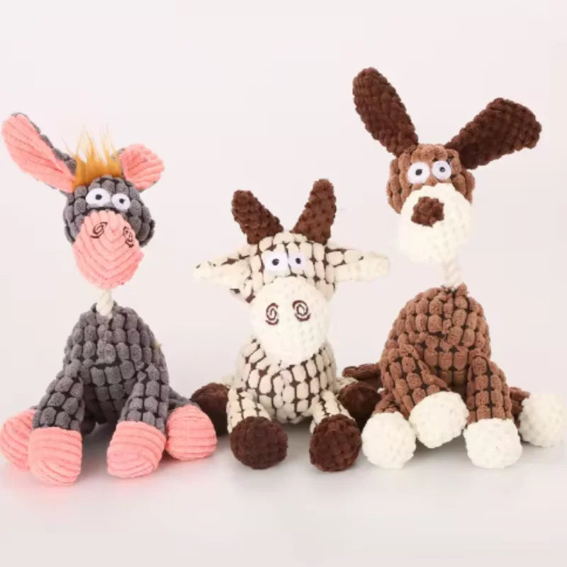Durable Dog Plush Toy for Small Breeds
