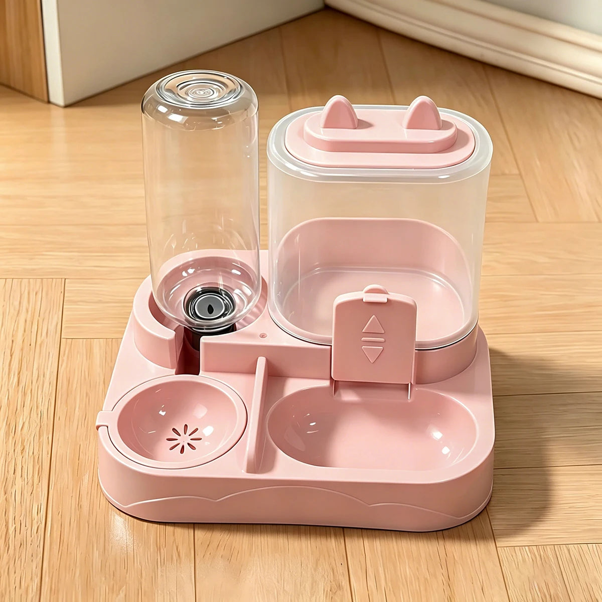 2-in-1 Gravity Pet Feeder and Water Dispenser