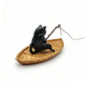 Resin Cat Shape Fishing Boat