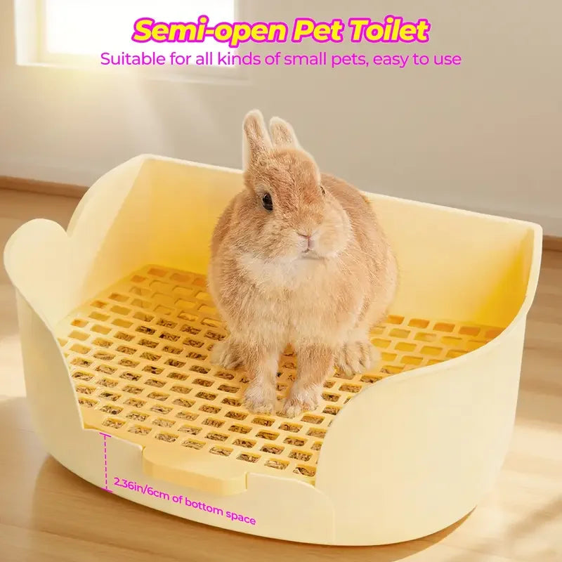 Large Litter Box for Rabbits and Small Animals