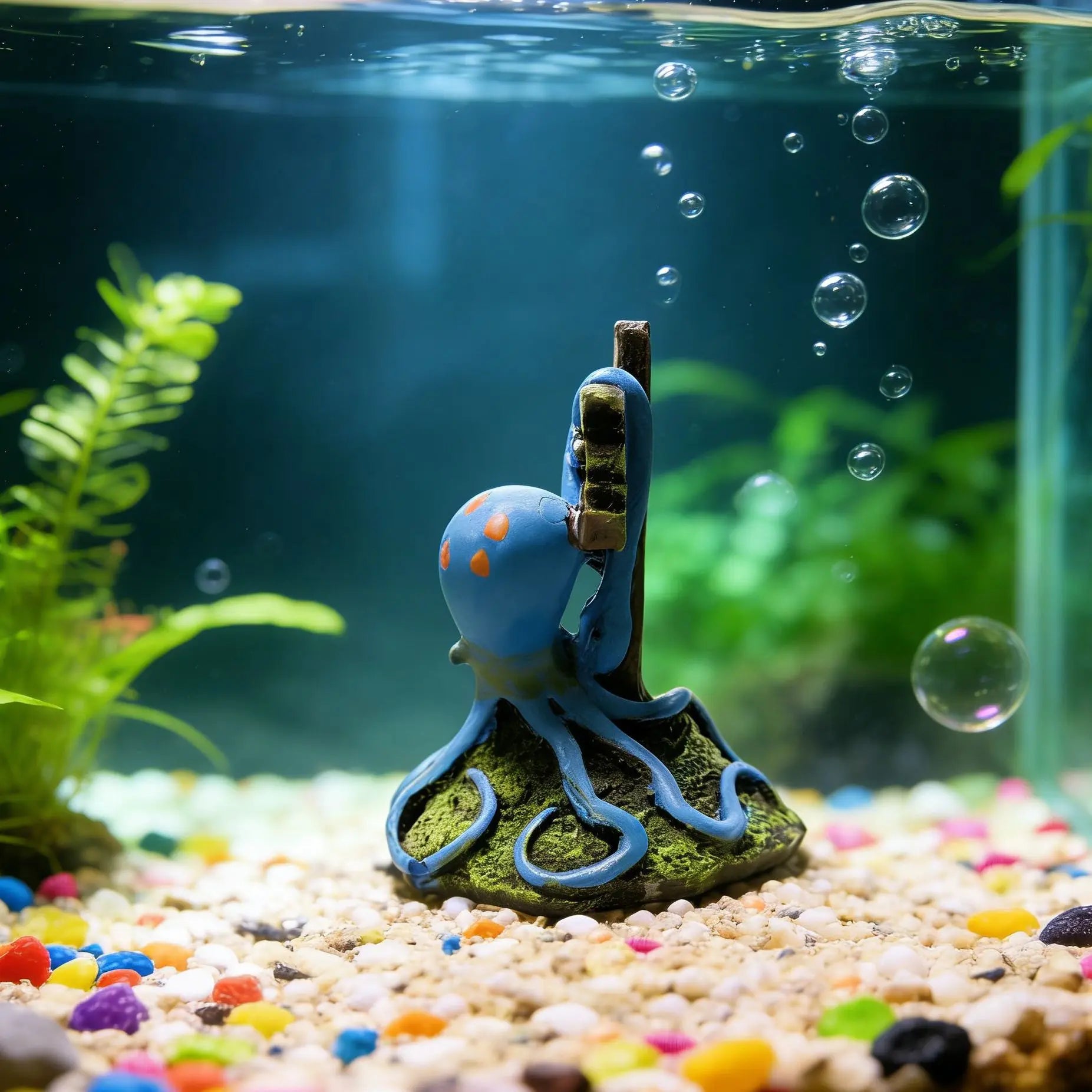 Cartoon Octopus Aquarium Decoration