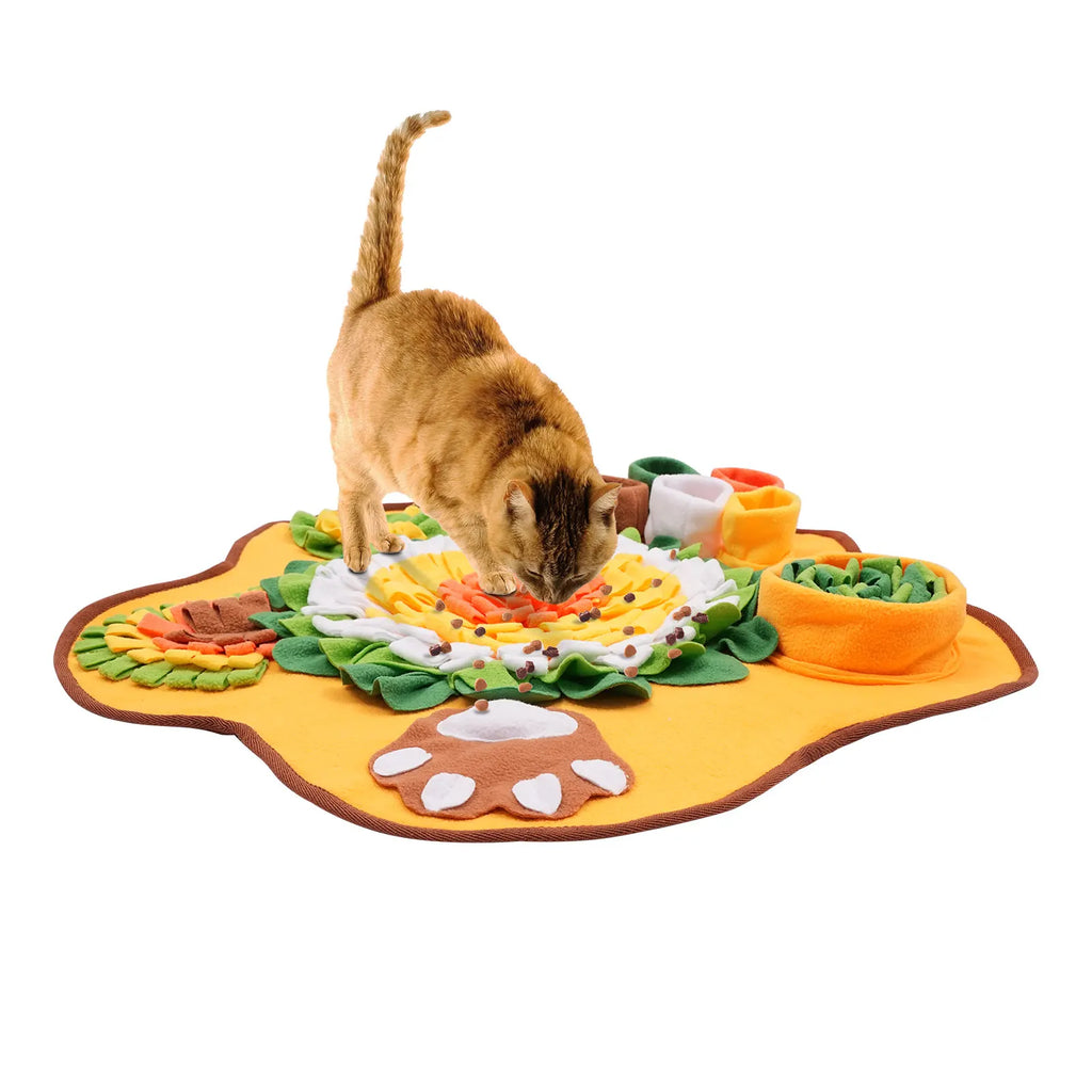 Pet Sniffing Mat Indoor Dog Walking Dog Cat Foraging Toy Dog Stress Relief Puzzle Treasure Hunt Game Slow Eating Mat
