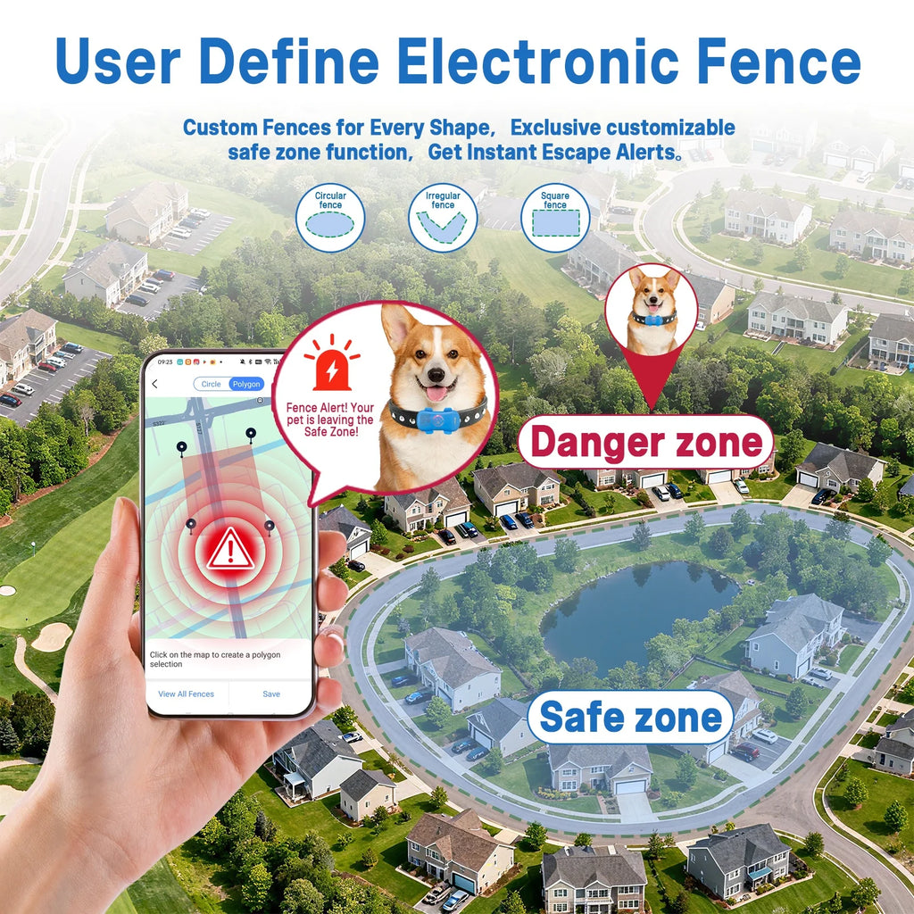 Pet Anti-Lost GPS Tracker Dog or Cat Collar