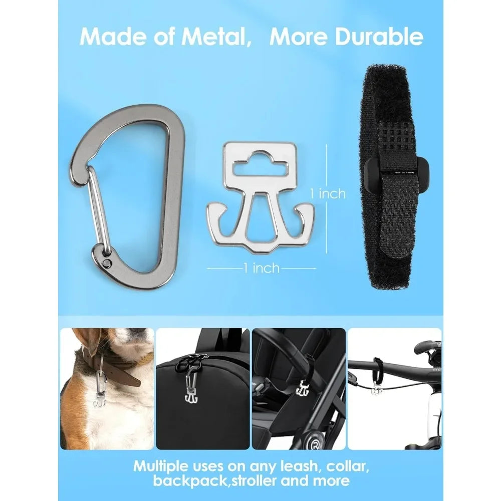 2 Pack Dog Waste Bag Holder for Leash