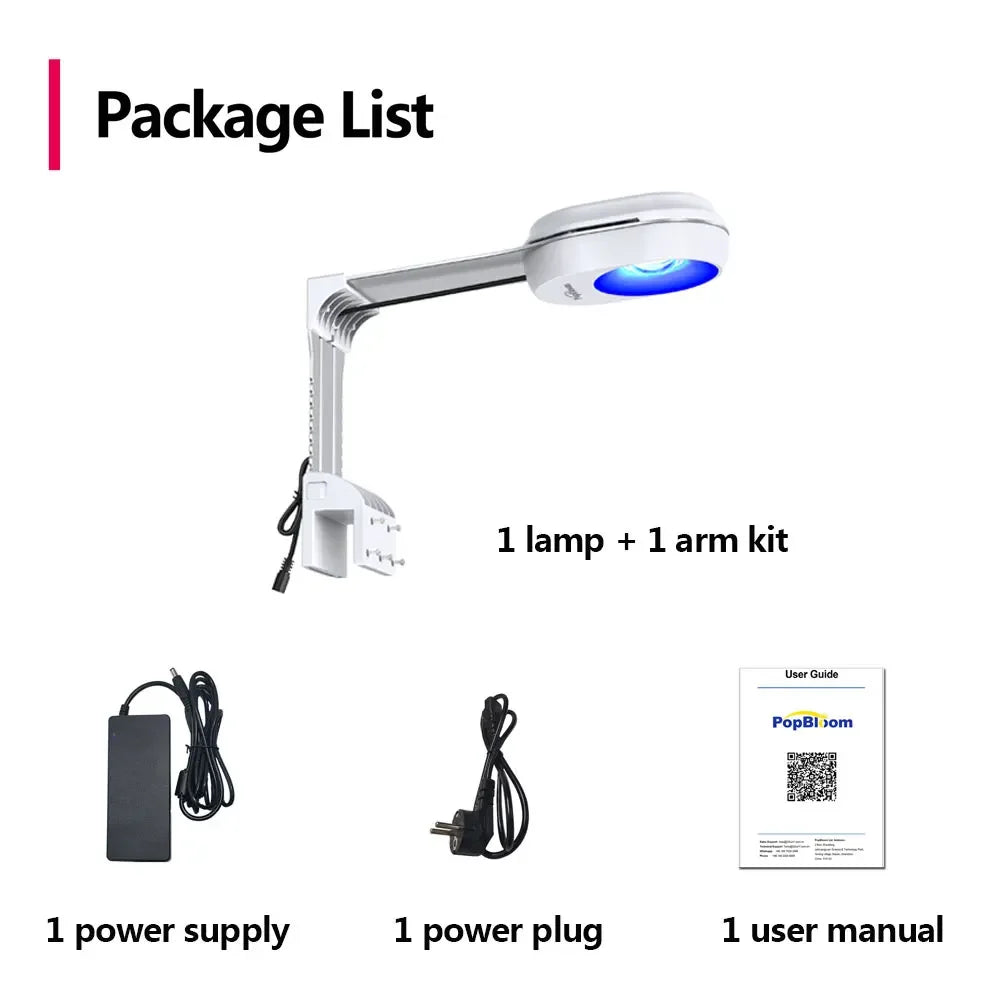 Pixie 30 Program LED Lights Aquarium Lighting Nano Fish Tank Light for Saltwater Seawater Freshwater Lamp