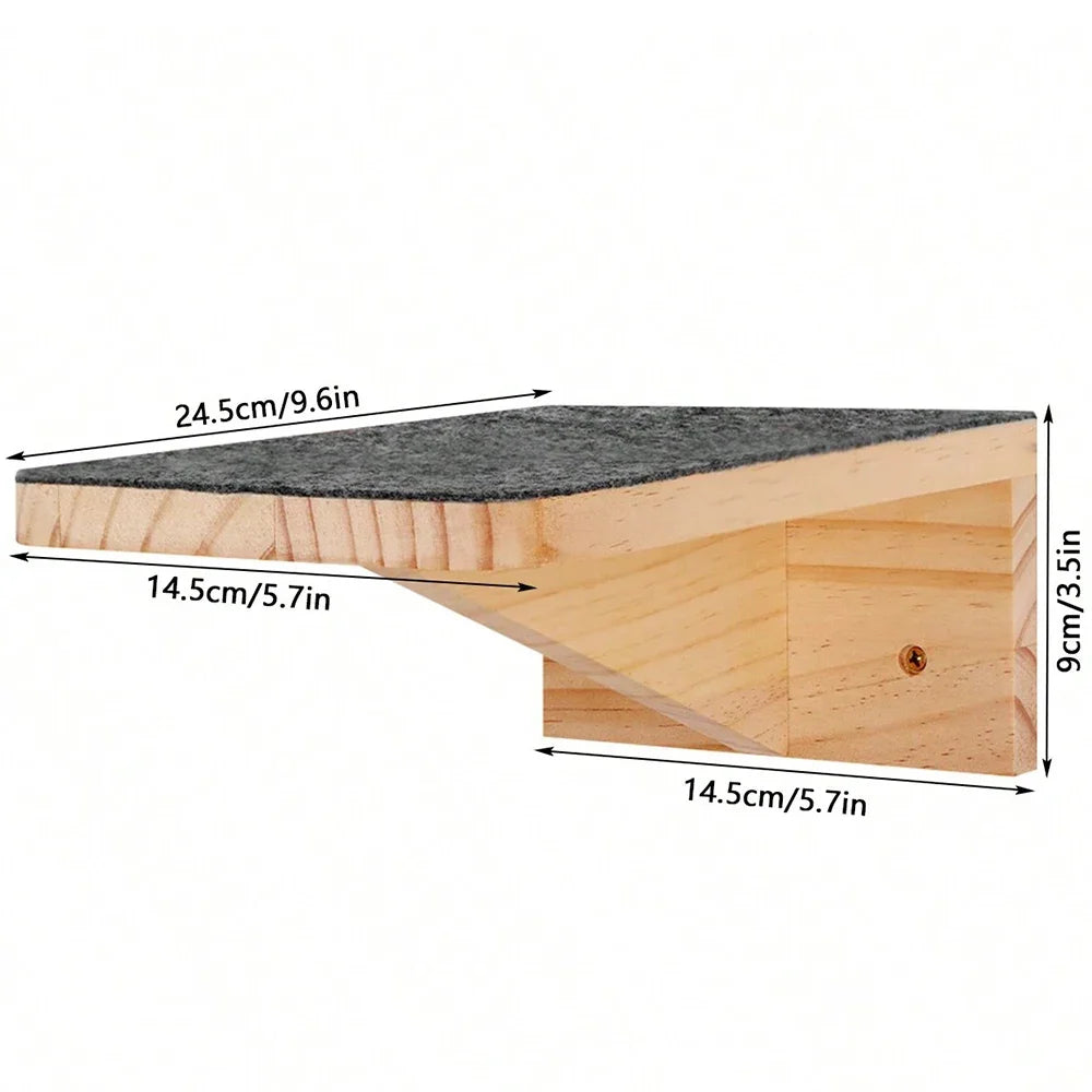 Wall Mounted Shelf Bed with Soft Cushion