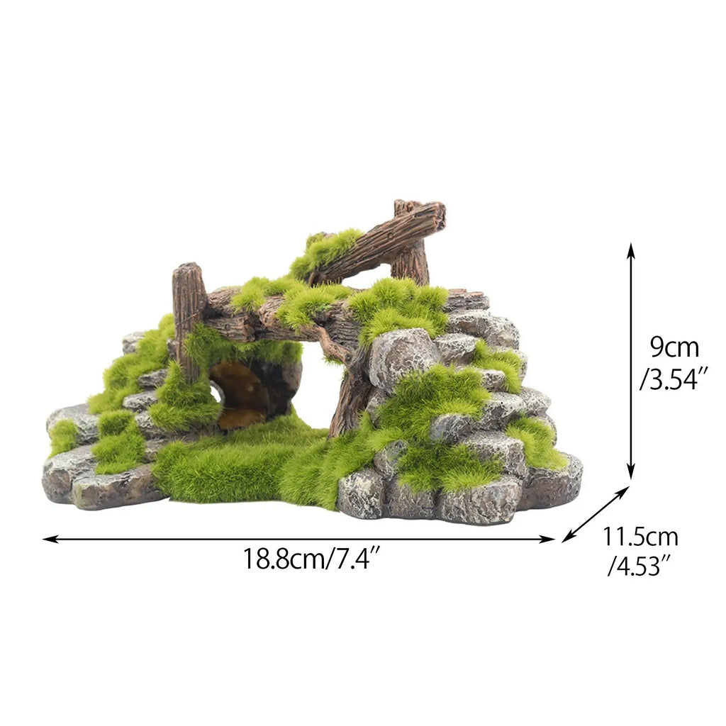 Aquarium Rockery Hideaway Cave