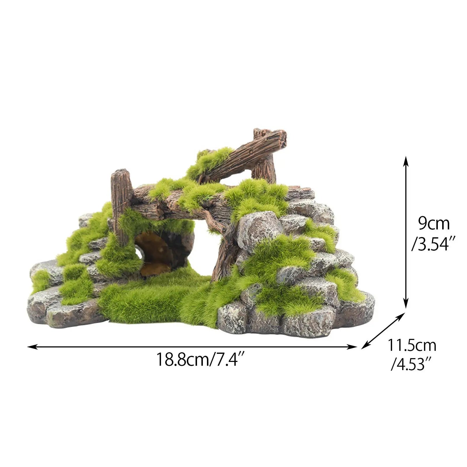 Aquarium Rockery Hideaway Cave