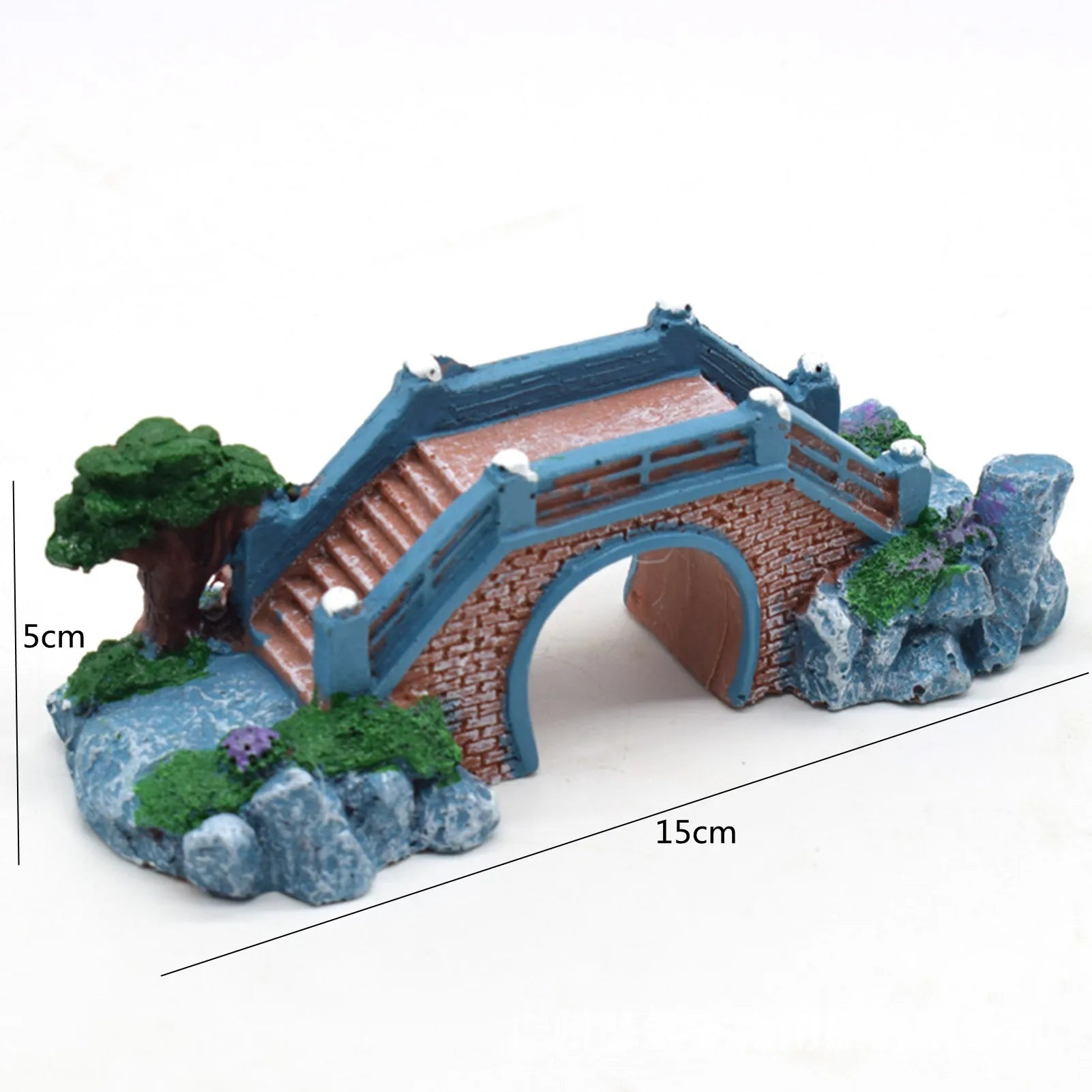 Resin Bridge Fish Tank Landscape Decoration