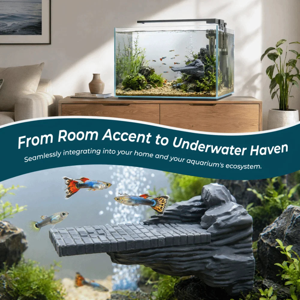 Realistic Natural Landscapes For Fishtanks or Terrariums