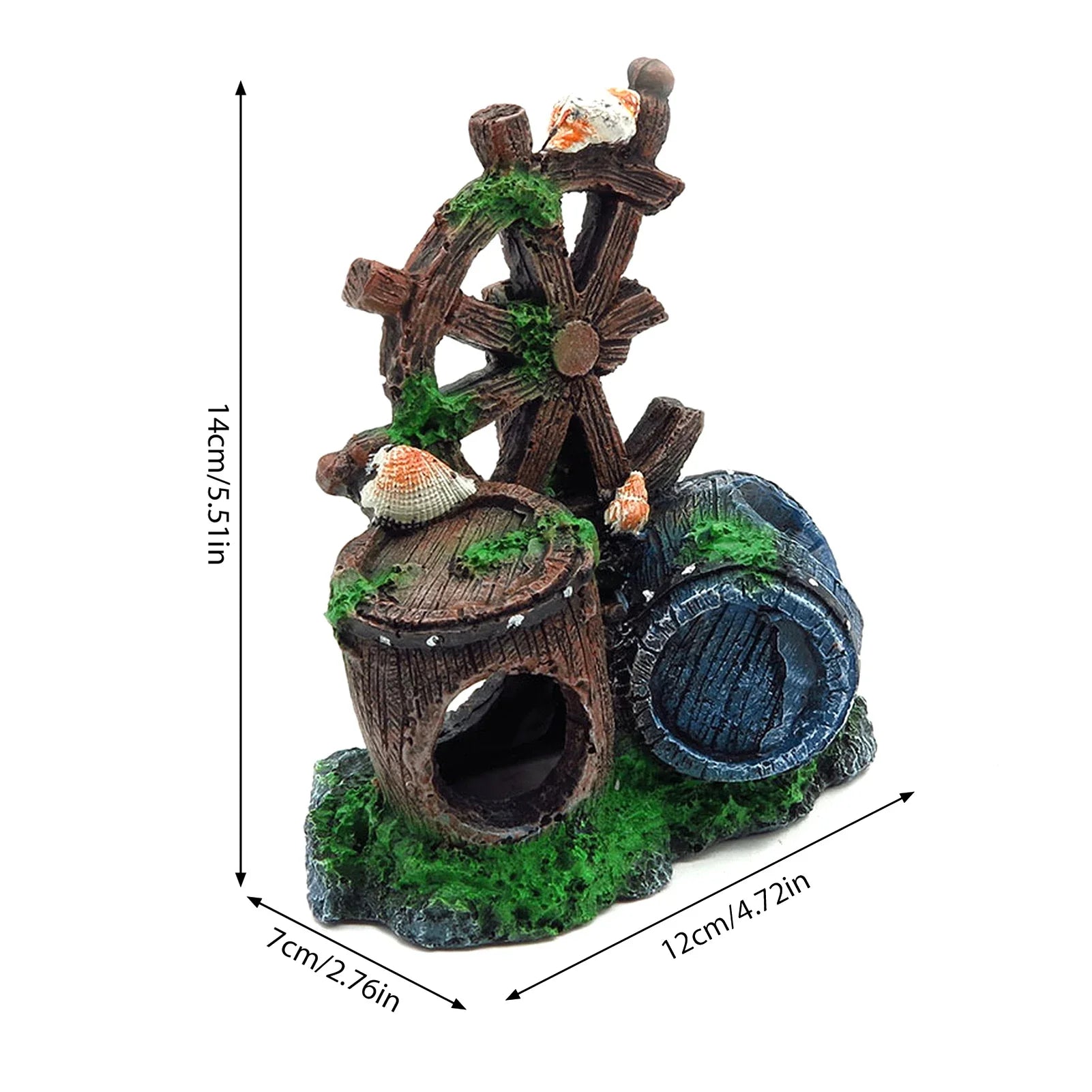 Resin Bridge Fish Tank Landscape Decoration