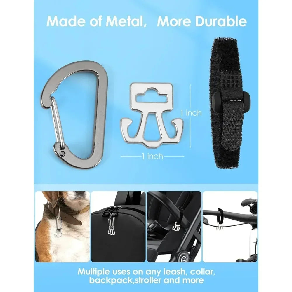 2 Pack Dog Waste Bag Holder for Leash
