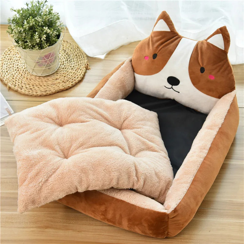 Winter Warm Puppy Cat Bed