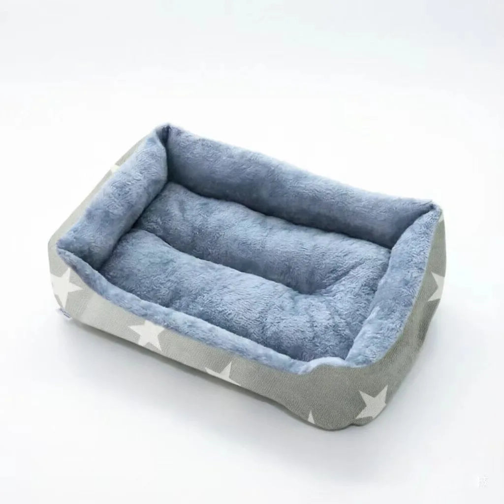 Soft Plush Rectangular Dog Bed
