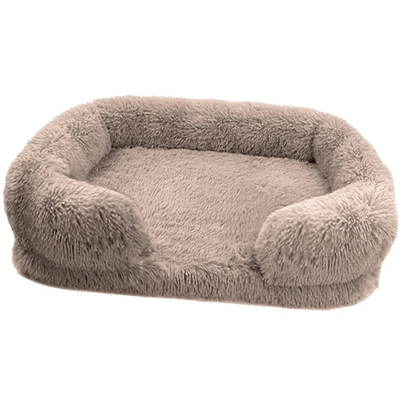 Thick orthopedic dog bed for large dogs - egg sponge, easy to remove and wash, plush cover, durable