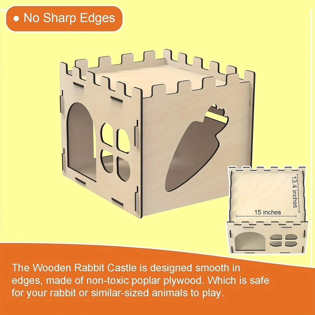 Castle and Hiding Place for Guinea Pig, Rabbit, Hedgehog