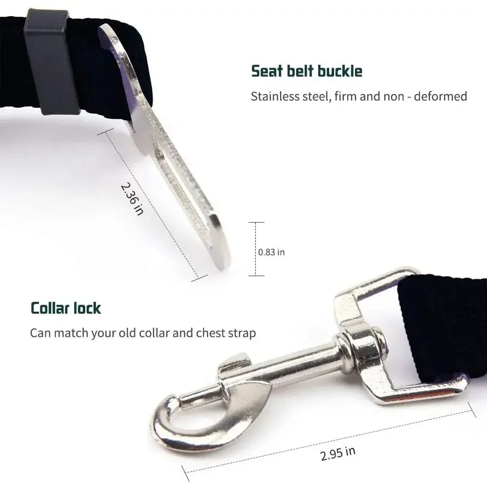 Reflective Pet Car Seat Belt