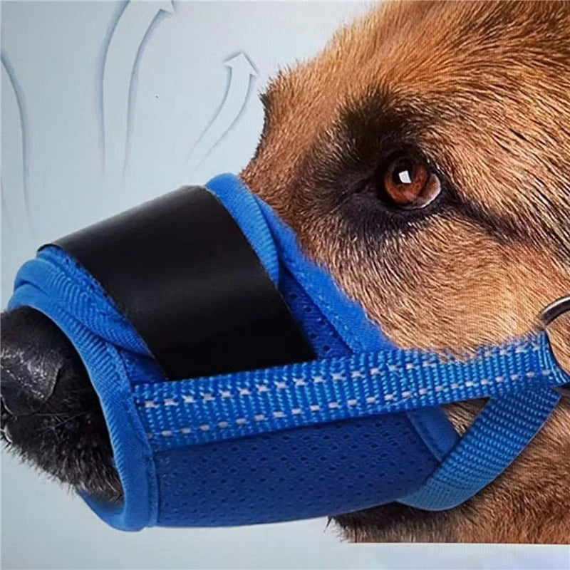 Anti Barking Adjustable Anti-biting Mesh Breathable Muzzle