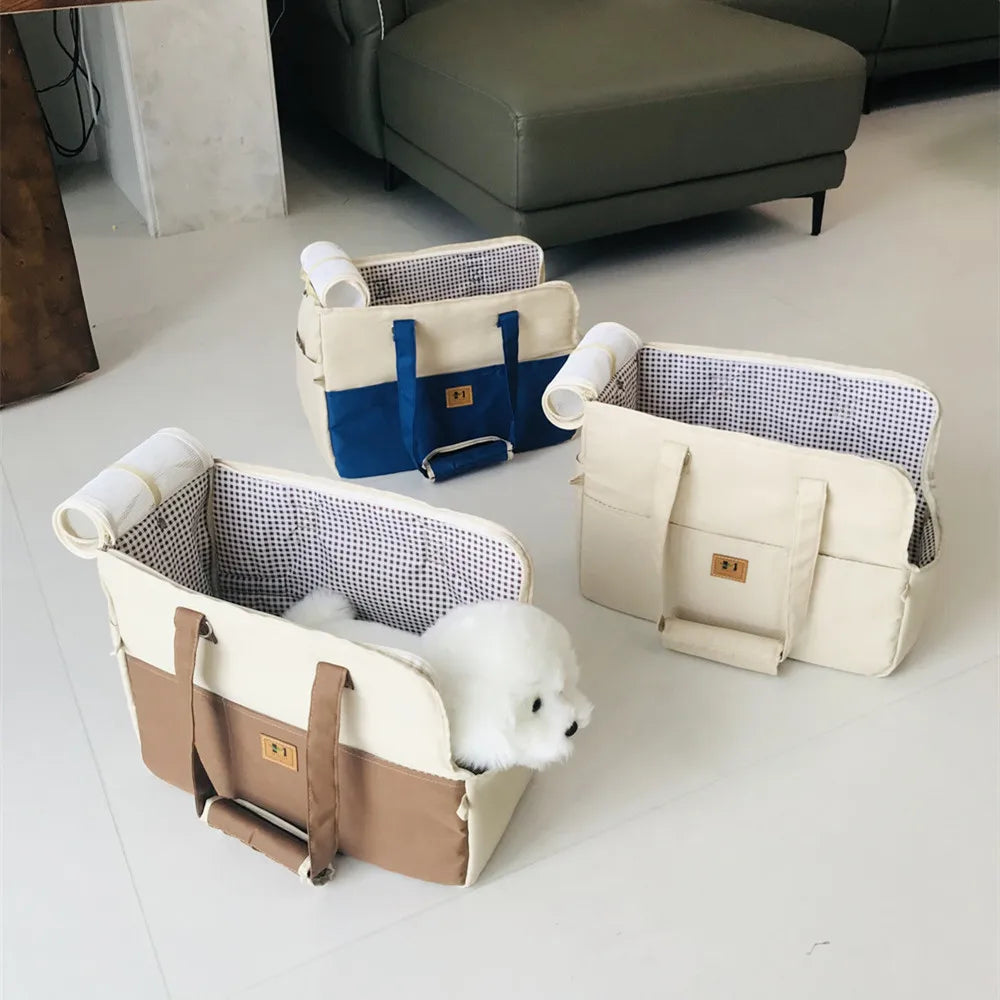 Portable Dog Cat Carrier and Outdoor Travel Bag