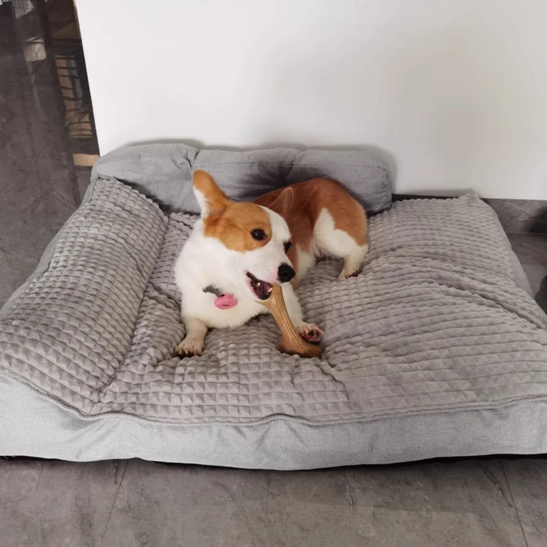 Large Dog Winter Warm Bed - Extra Large for Big Breeds, Universal for Small Medium Large Dogs