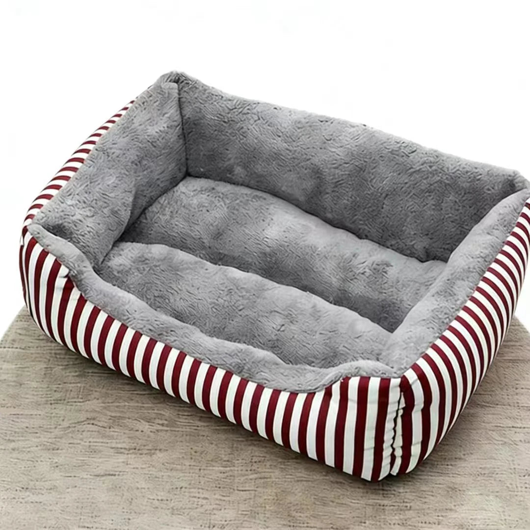 Soft Plush Rectangular Dog Bed