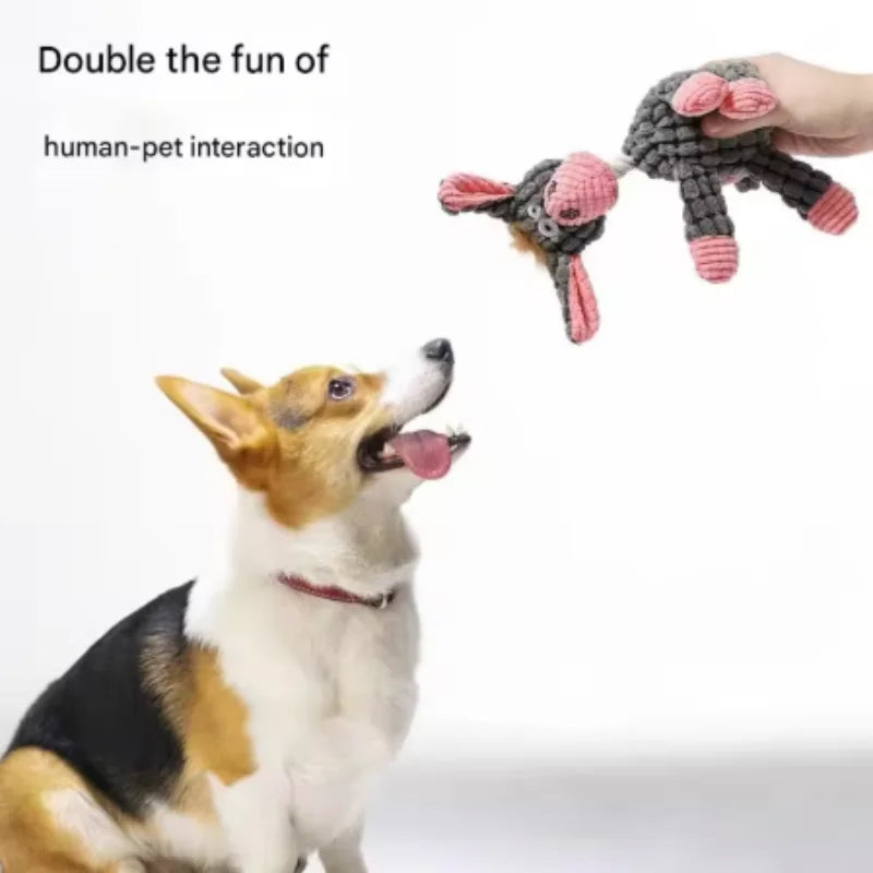 New Plush Squeaky Puppy Chew Toys