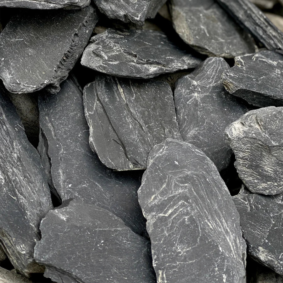 500g Grey Slate Stone Irregular Thin Flat Rocks