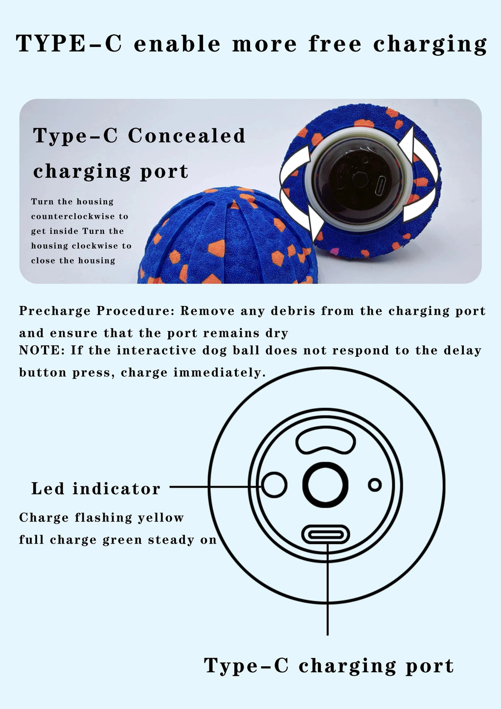 Automatic Vibrating Bouncing Foam Ball For Dogs