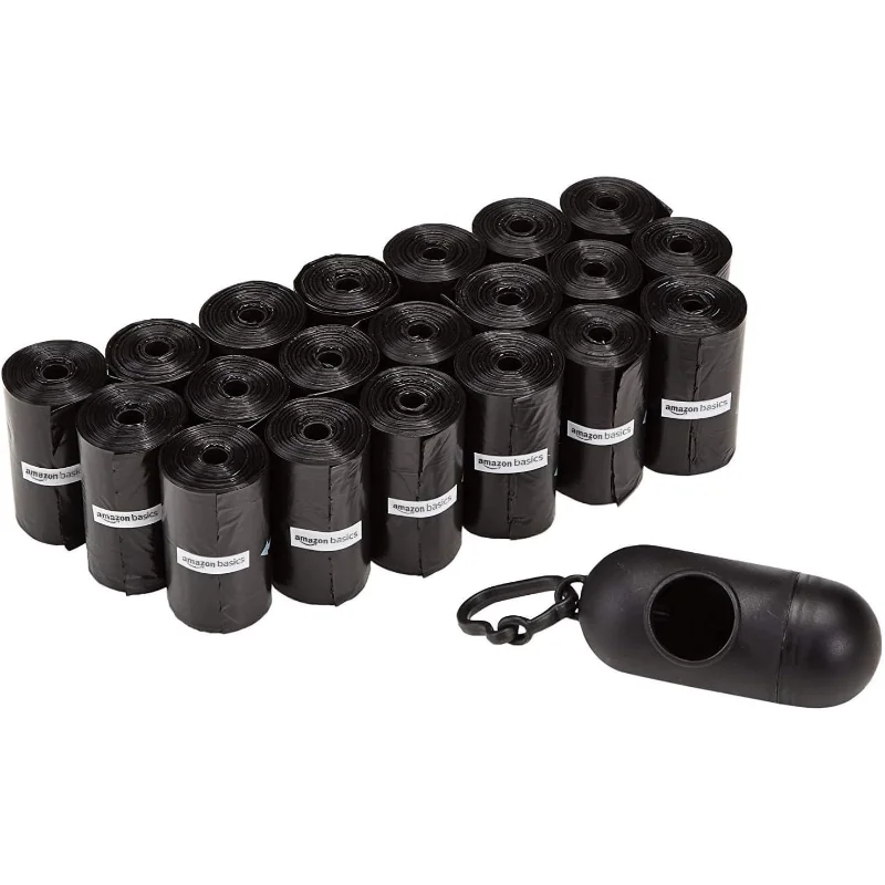 Dog Waste Bags with Dispenser, 300 Count, Guaranteed Leakproof, Unscented