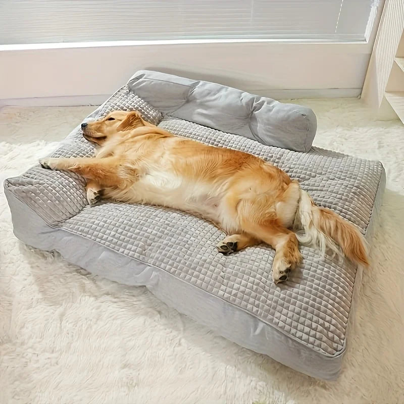 Large Dog Winter Warm Bed - Extra Large for Big Breeds, Universal for Small Medium Large Dogs
