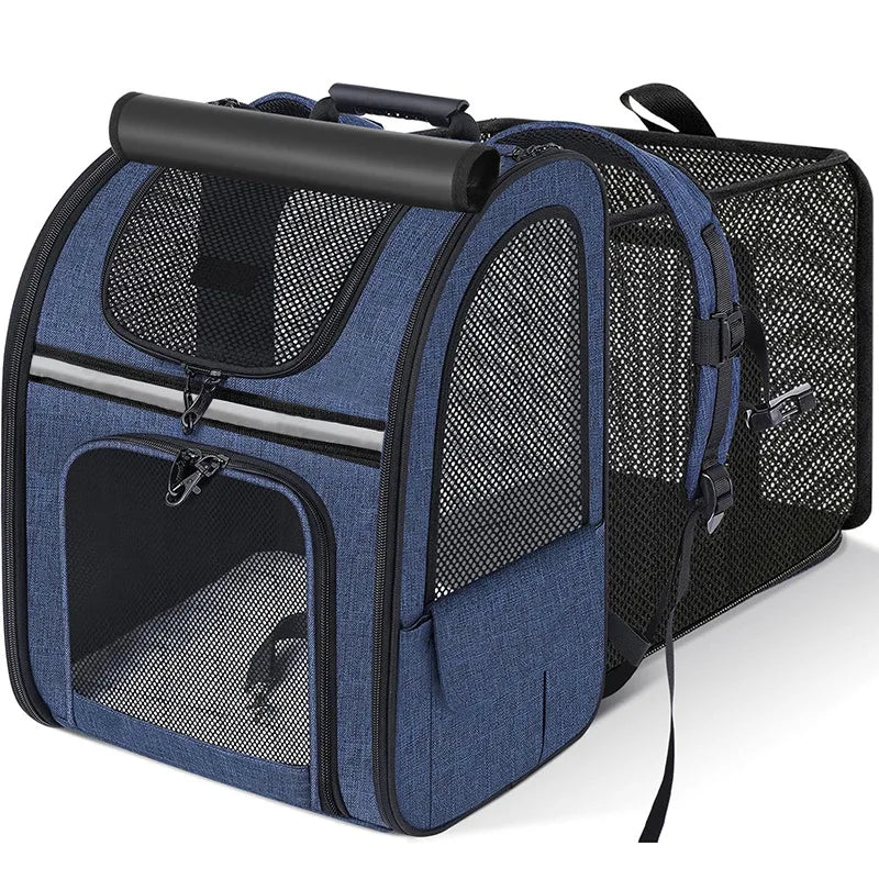 Expandable Large Capacity Pet Carrier Backpack