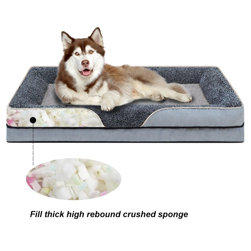An oversized dog bed removable washable for all seasons