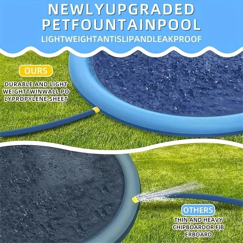 Heavy Duty Inflatable Dog Splash Mat