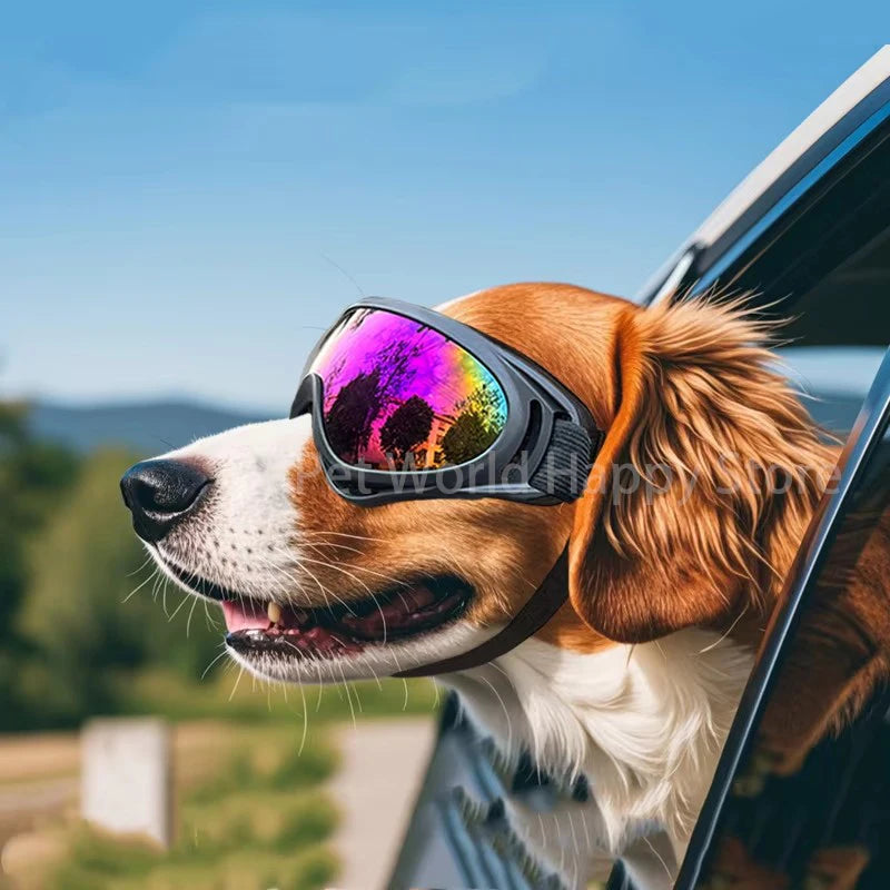 Soft Adjustable UV Protection Dog Sunglasses