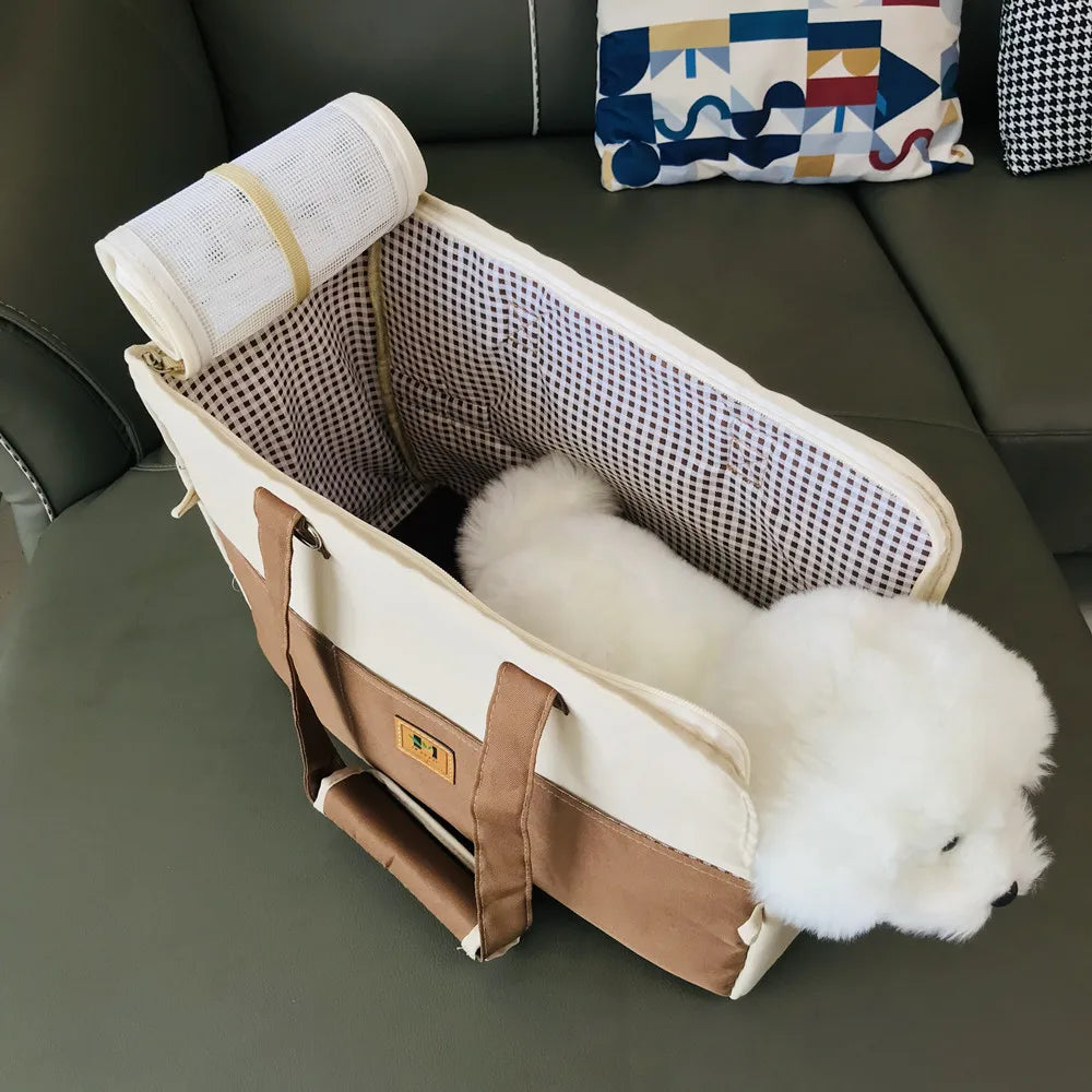 Portable Dog Cat Carrier and Outdoor Travel Bag