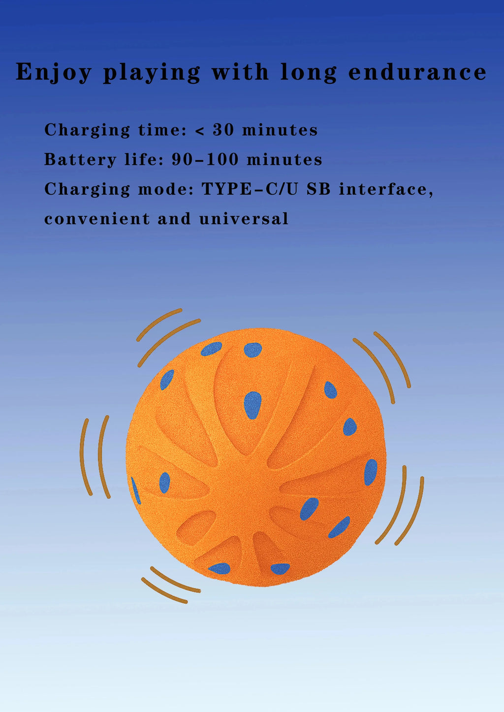 Automatic Vibrating Bouncing Foam Ball For Dogs