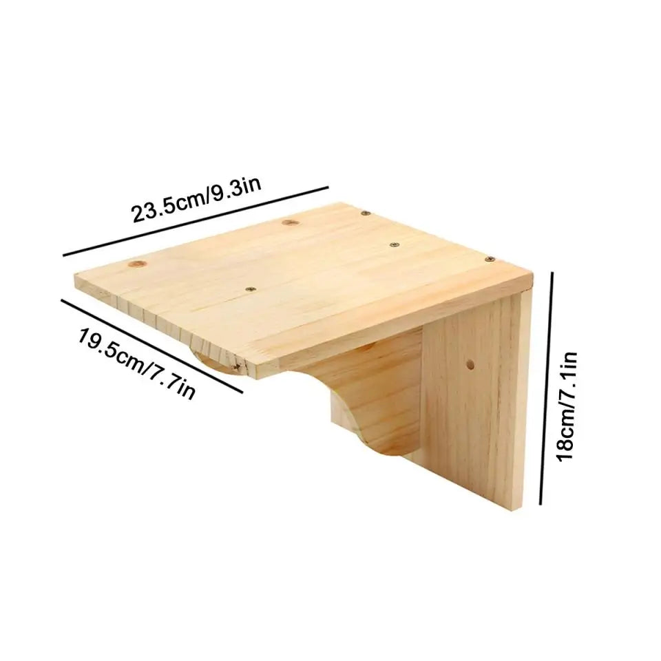 Wall Mounted Shelf Bed with Soft Cushion