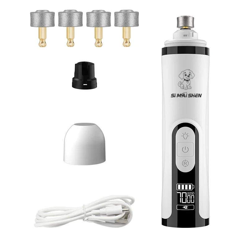 Pet Nail Grinder with LED Light