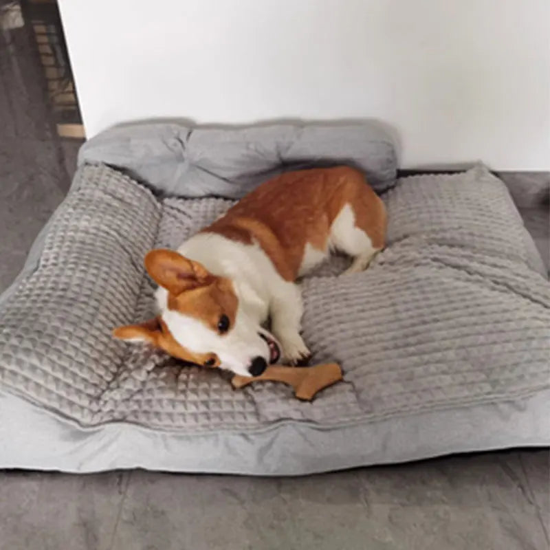 Large Dog Winter Warm Bed - Extra Large for Big Breeds, Universal for Small Medium Large Dogs