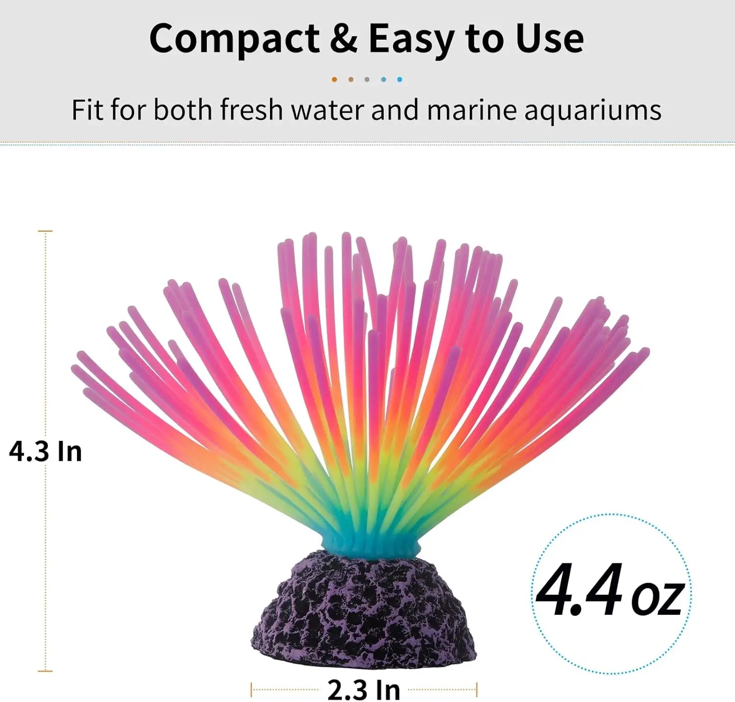 Aquarium Imitative Rainbow Sea Urchin Ball