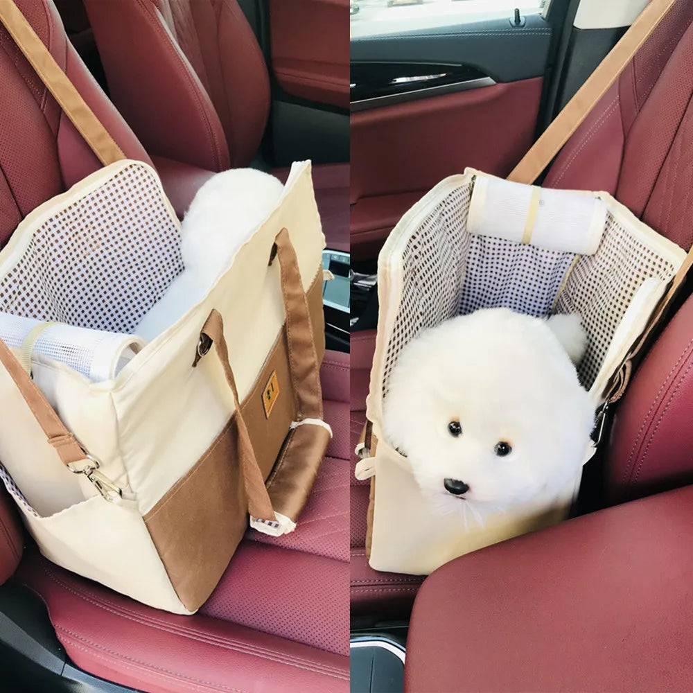 Portable Dog Cat Carrier and Outdoor Travel Bag