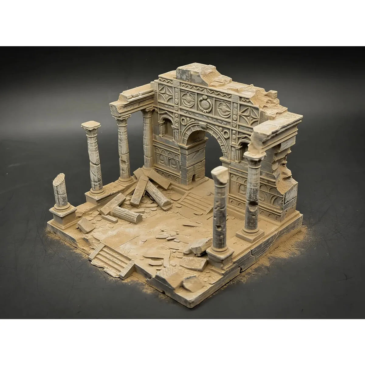 3D Printed Ancient Greek Temple Ruins Aquarium Terrarium Decor